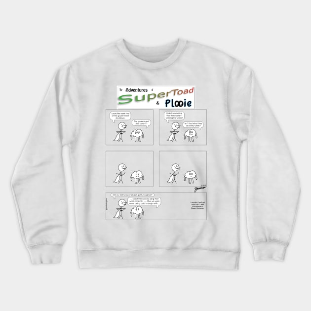 SuperToad & Plooie Episode 82 Crewneck Sweatshirt by DashingDave